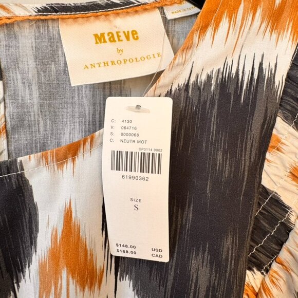 NWT Maeve by Anthropologie Destin Poplin Mini Dress - Picture 6 of 8